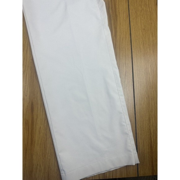 Skechers Go Golf Pants Mens Size 35 Light Beige Khaki Flat Front Pockets - Picture 4 of 16